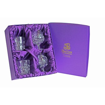 Celebration 2 whisky 2 Brandy Presentation Box