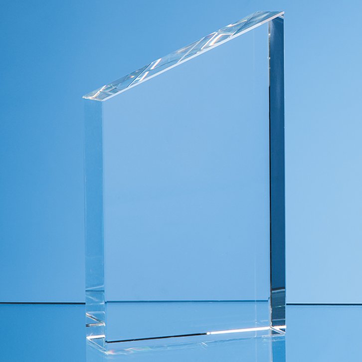15.5cm Optical Crystal Diagonal Slope Award