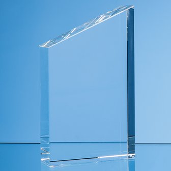 15.5cm Optical Crystal Diagonal Slope Award