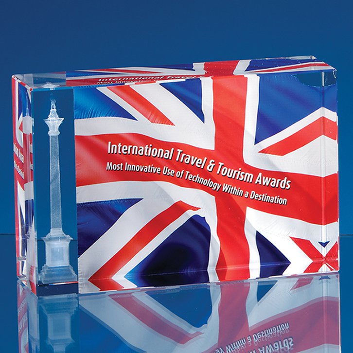 9cm x 6cm x 4cm Optical Crystal Rectangle