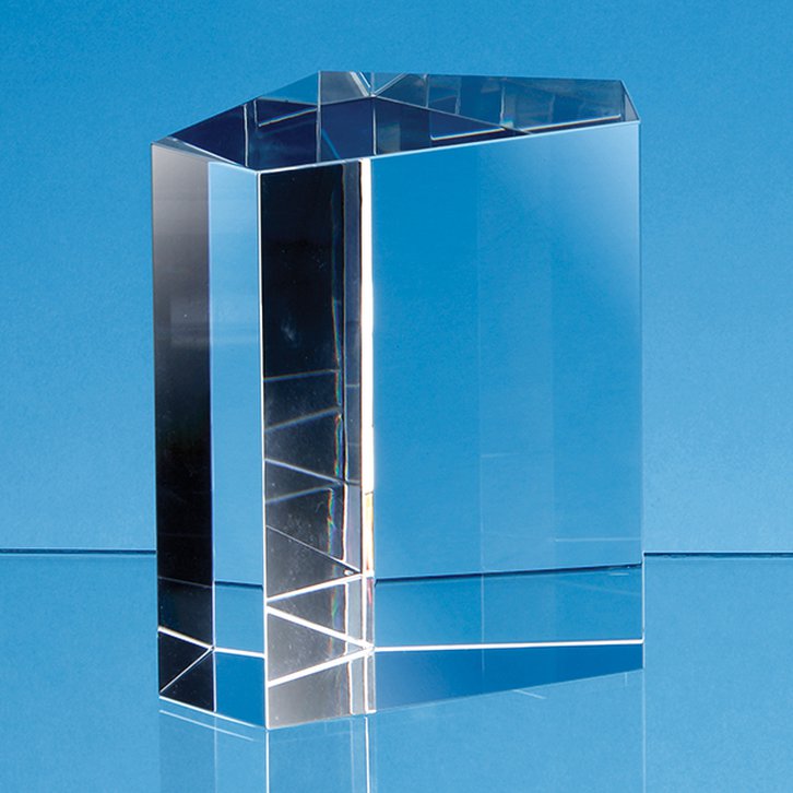 12.5cm Optical Crystal Irregular Pentagon Award