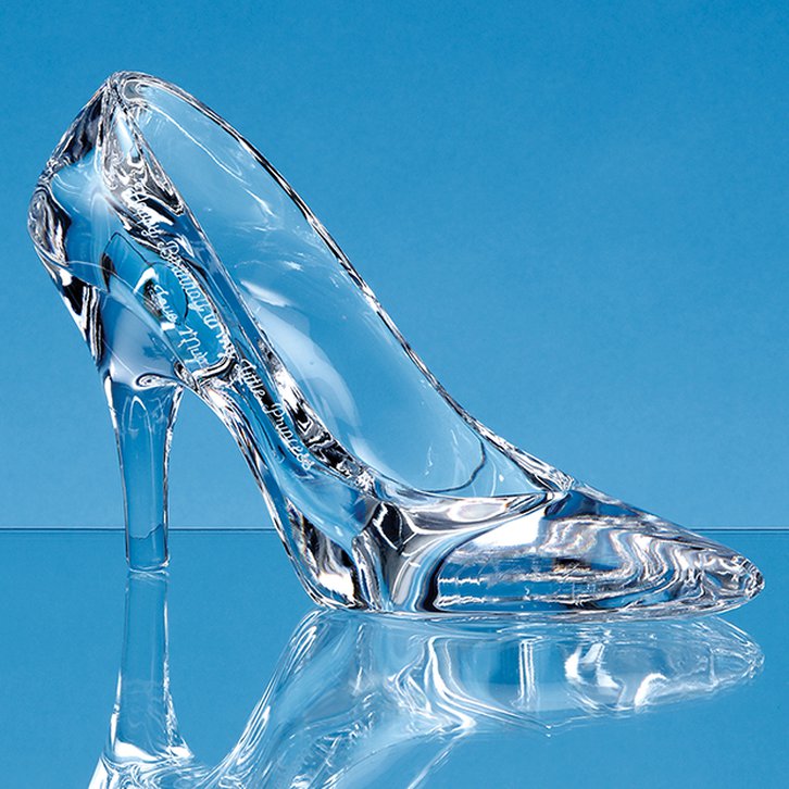 19.5cm Lead Crystal Stiletto Shoe