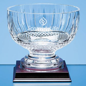 21cm Lead Crystal Footed Presentation Comport