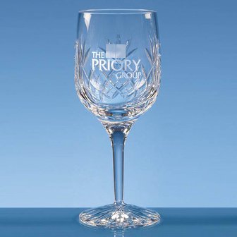 280ml Blenheim Lead Crystal Panel Goblet