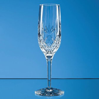 180ml Blenheim Lead Crystal Full Cut Champagne Flute