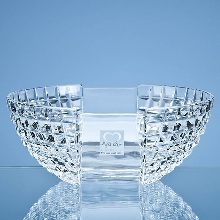 23cm Mario Cioni Lead Crystal Luxe Bowl
