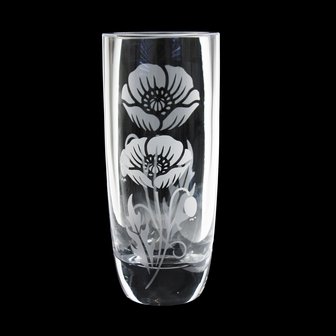 Poppy 9" Barrelette Vase 