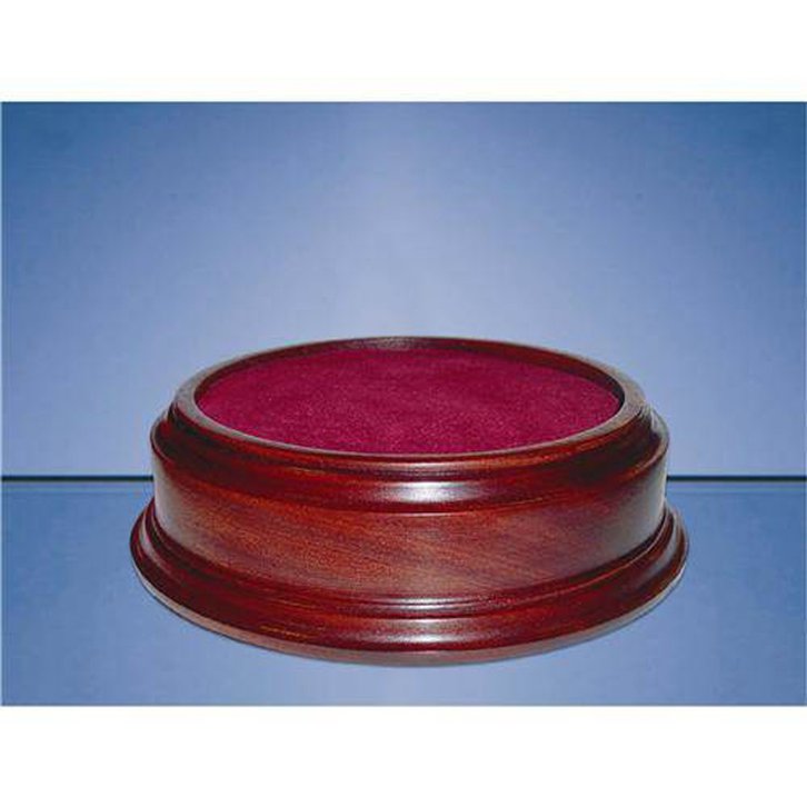 4inchinch Recess Round Mahogany Base