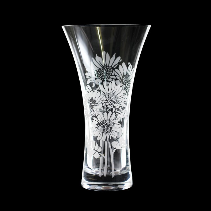 Sunflower 7"Waisted Vase