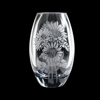 Sunflower Barrel Vase 7"