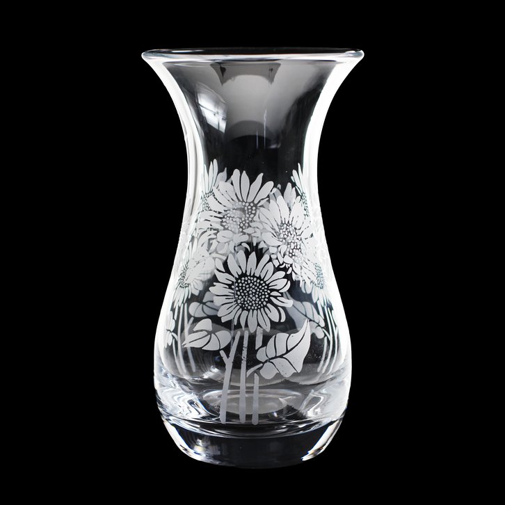 Sunflower 10" Tulip Vase