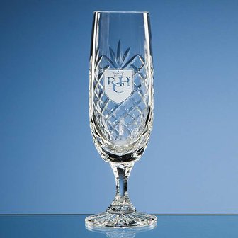 170ml Durham Lead Crystal Panel Champagne Flute