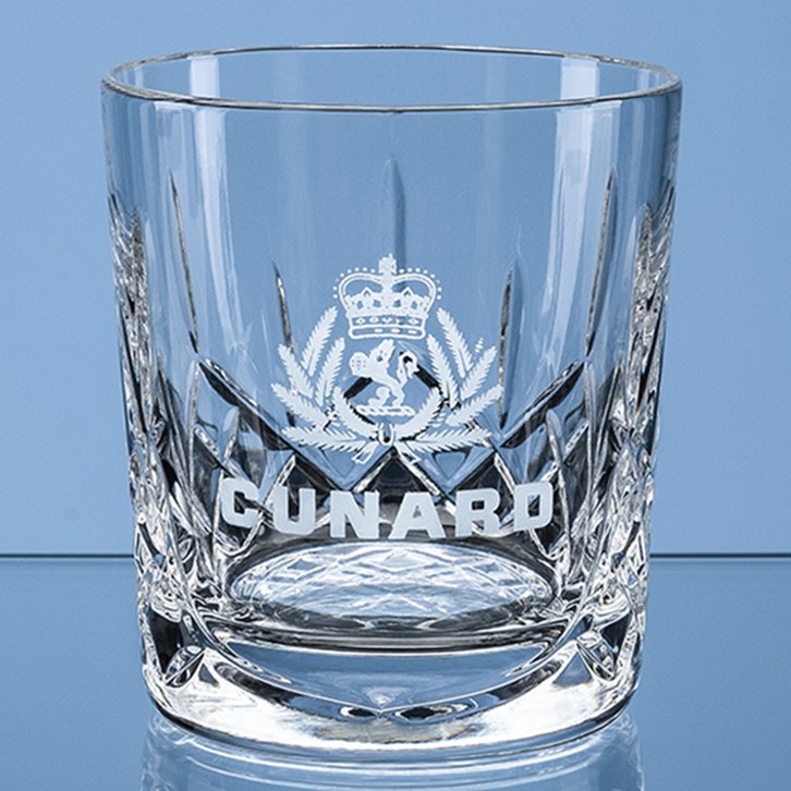 300ml Chatsworth Lead Crystal Panel Whisky Tumbler