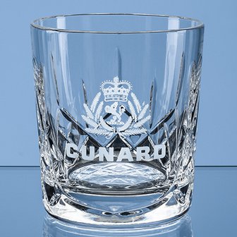 300ml Chatsworth Lead Crystal Panel Whisky Tumbler