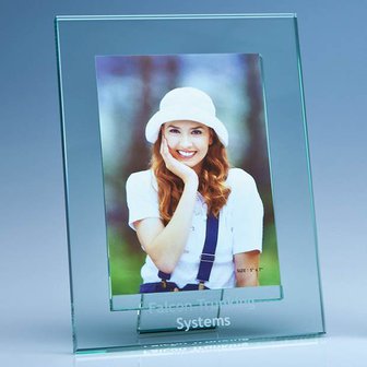 Jade Glass Photo Frame for 5inchinch x 7inchinch Photo  V