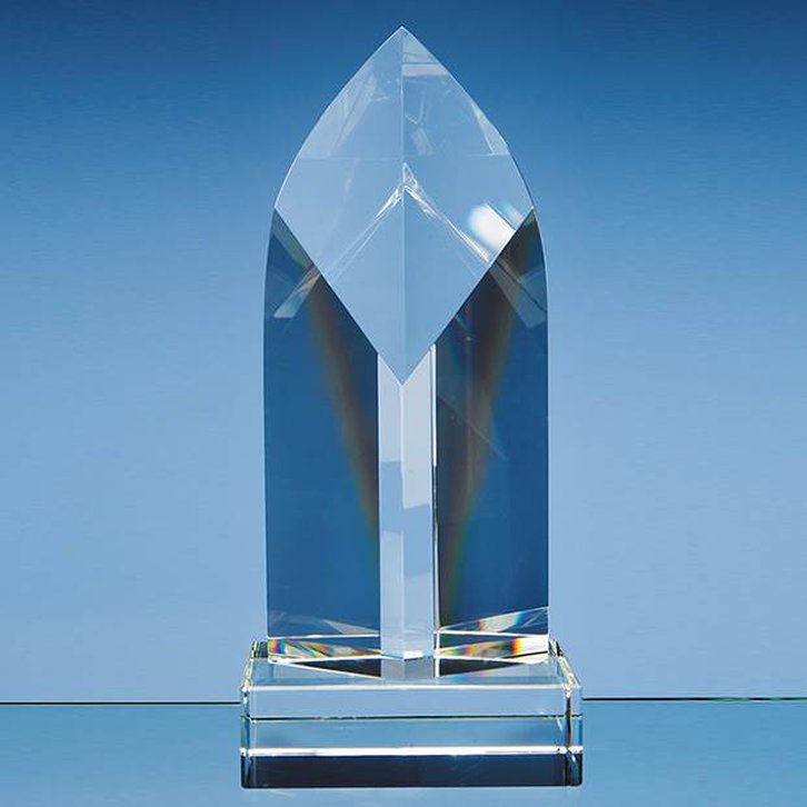 24.5cm Optical Crystal Arch Award
