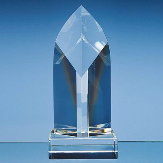 24.5cm Optical Crystal Arch Award