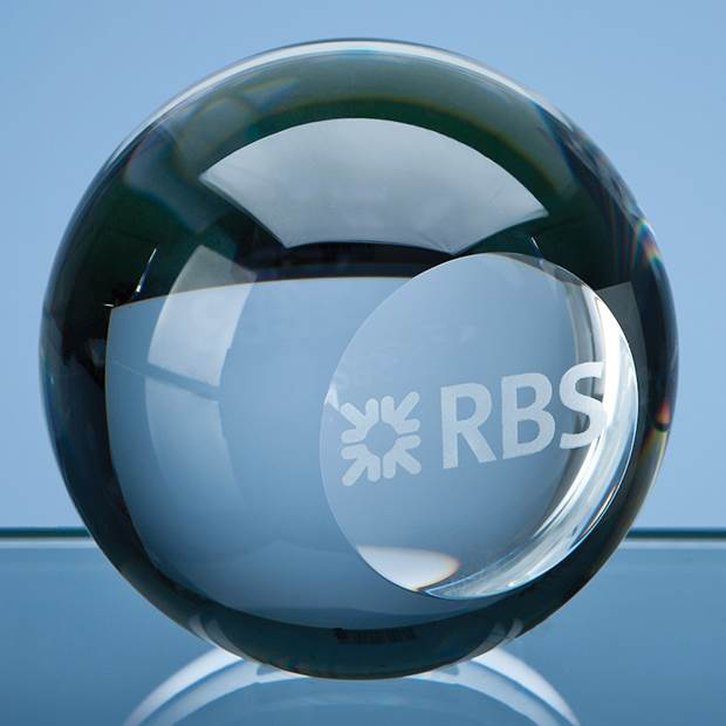 7cm Optical Crystal Ball with Flat Front